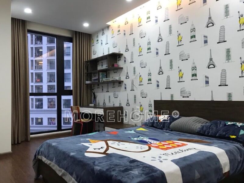 Thi công hoàn thiện nội thất phòng ngủ con trai trẻ em tại căn hộ chung cư Imperia Garden Nguyễn Huy Tưởng Thanh Xuân Hà Nội Thi công nội thất chung cư tại Hà Nội